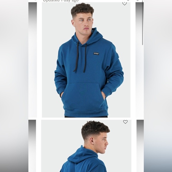 TLF Apparel blue vital mid weight hoodie size medium - Picture 2 of 6